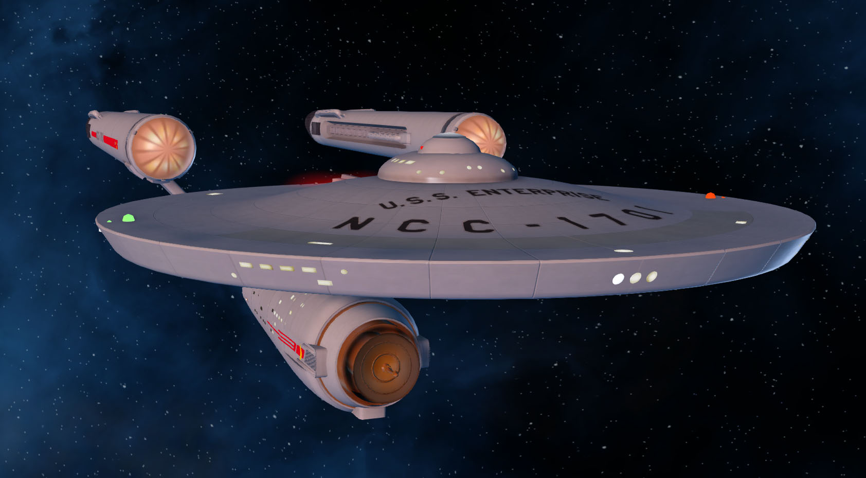 STPAL-024-B Star Trek Classic Enterprise NCC-1701 Oval Patch 4"-Yellow Letters 