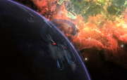 Cloaked Federation Galaxy Dreadnought