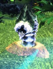 A Creeper spitting toxic.