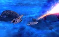 The Pastak escorts the time-displaced Enterprise-C.