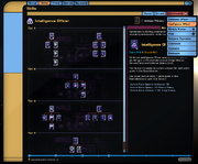 The Specializations tab of the  window (default hotkey: K)