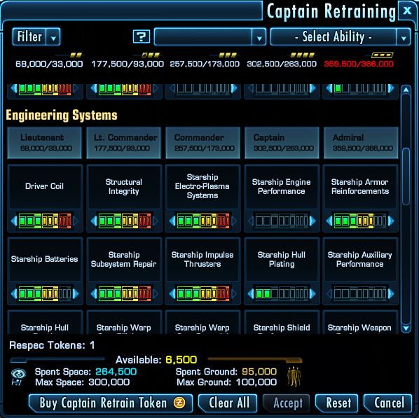 star trek online ships by rank