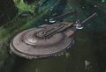 U.S.S. Lakota in the Agrama System (cut content).