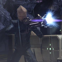 A Jem'hadar character going into battle to reclaim his life.