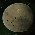 Khoal, the system's third moon (old model).