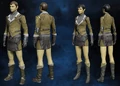 The Romulan version of the Skant uniform