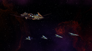 Xindi-Aquatic Briostrys - Mobulai Frigates