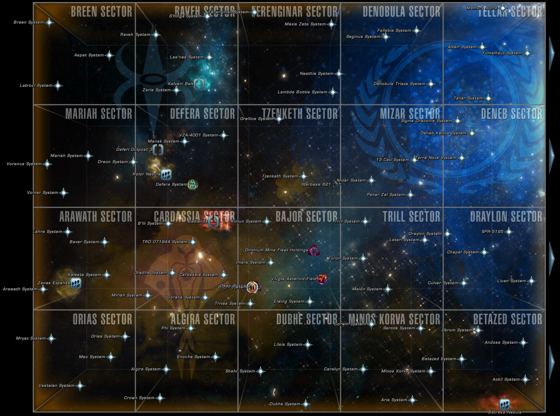 star trek gamma quadrant map star trek gamma quadrant map