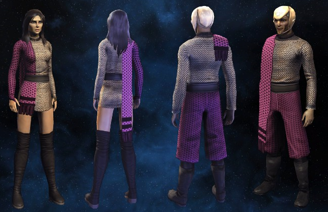 star trek online uniforms romulan