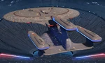 Federation Dreadnought Cruiser aft