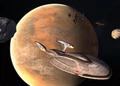 The prototype, U.S.S. Odyssey, on trial runs