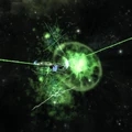 An Exploration Cruiser is hit by a Plasma Torpedo Spread.