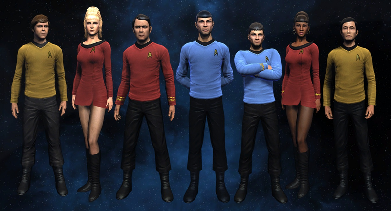 TOS Bridge Officers