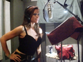 Chase Masterson recording lines for Leeta in 2010