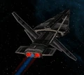 The engines suggest common freighter design ethics.