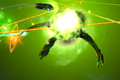 The Aethra destroyed.