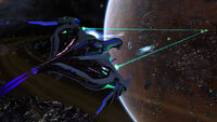 Activating  transforms the vessel into a destroyer and unlocks fore .