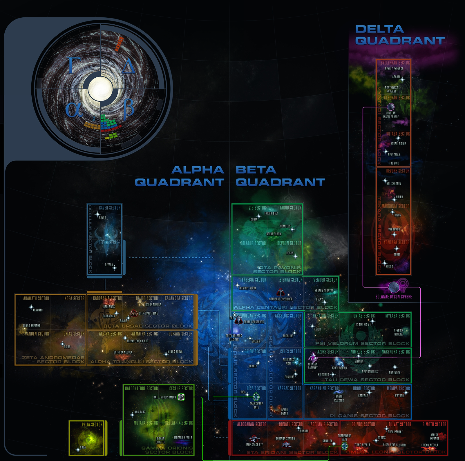 star trek galaxy map interactive