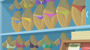 S1 E9 Lo says "New bikinis!"