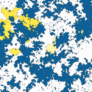 Bardonian Empire and its protectorates at the end of the Dandelion War (lined areas are contested territory)