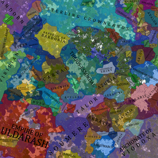 Guild's map on 10 April 2021