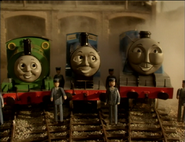 Edward with Gordon and Percy