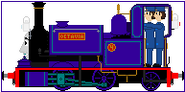 Octavia's indigo livery as seen in her appearance in Stories From Sodor:Future