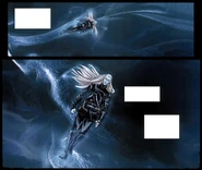 Elric traveling the Moonbeam Roads