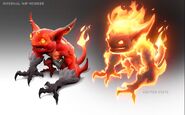 Concept art showing the "ignite" ability