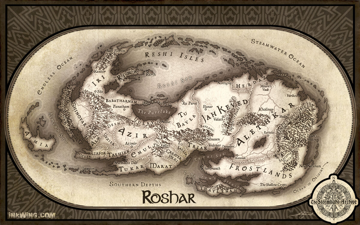 Map Of Roshar Stormlight Archive Roshar | Stormlight Archive Wiki | Fandom