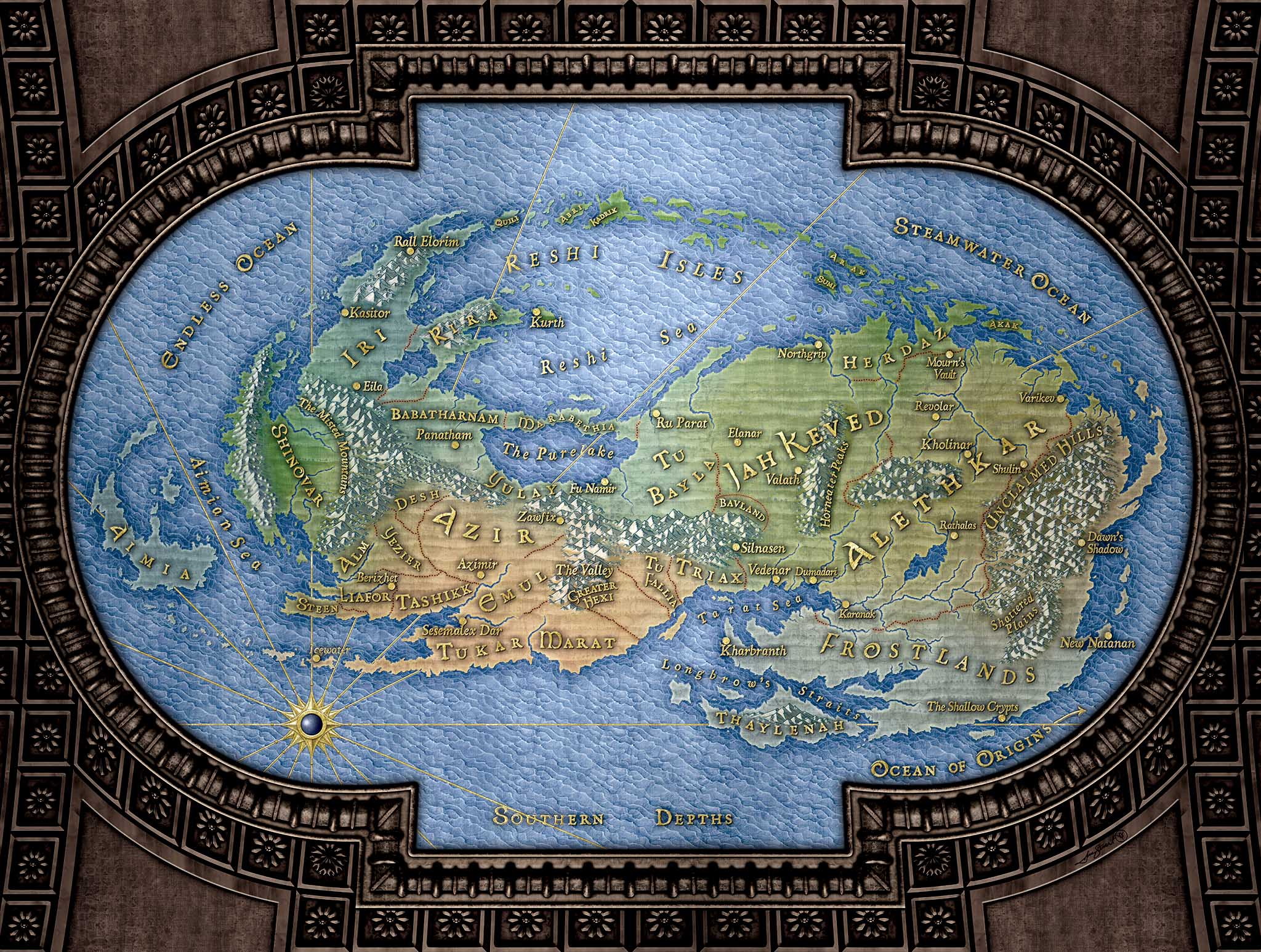 Way Of Kings Map Of Roshar Roshar | Stormlight Archive Wiki | Fandom