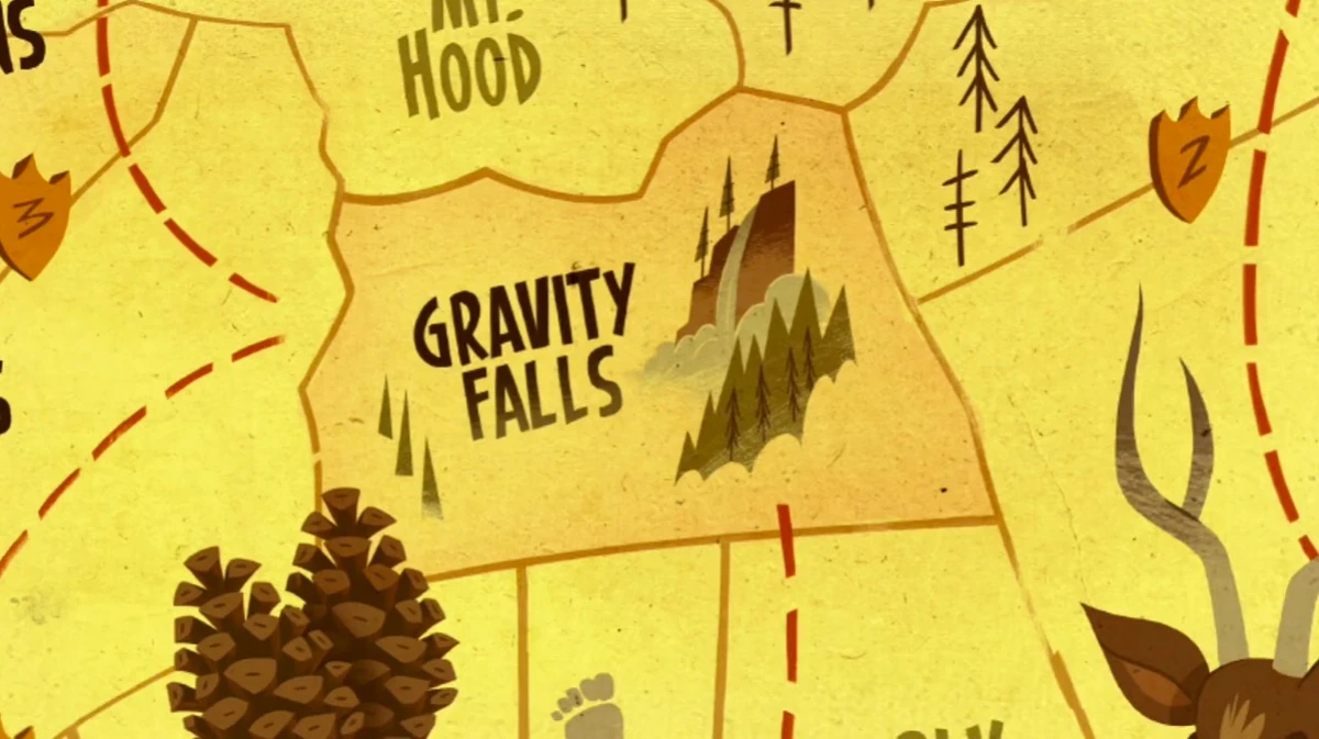 Gravity falls Story locations Wiki Fandom