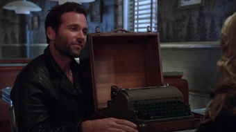 August S Typewriter Once Upon A Time Wiki Fandom While audiences do learn fakeer is back, jenny's alive, and peter is probably the least attentive husband ever, these. typewriter once upon a time wiki fandom