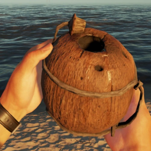 Stranded deep сосуд. Кокосовый флакон в stranded deep. сосуд из кокоса. сосуд из кокоса stranded deep. крафт сосуд из кокоса.