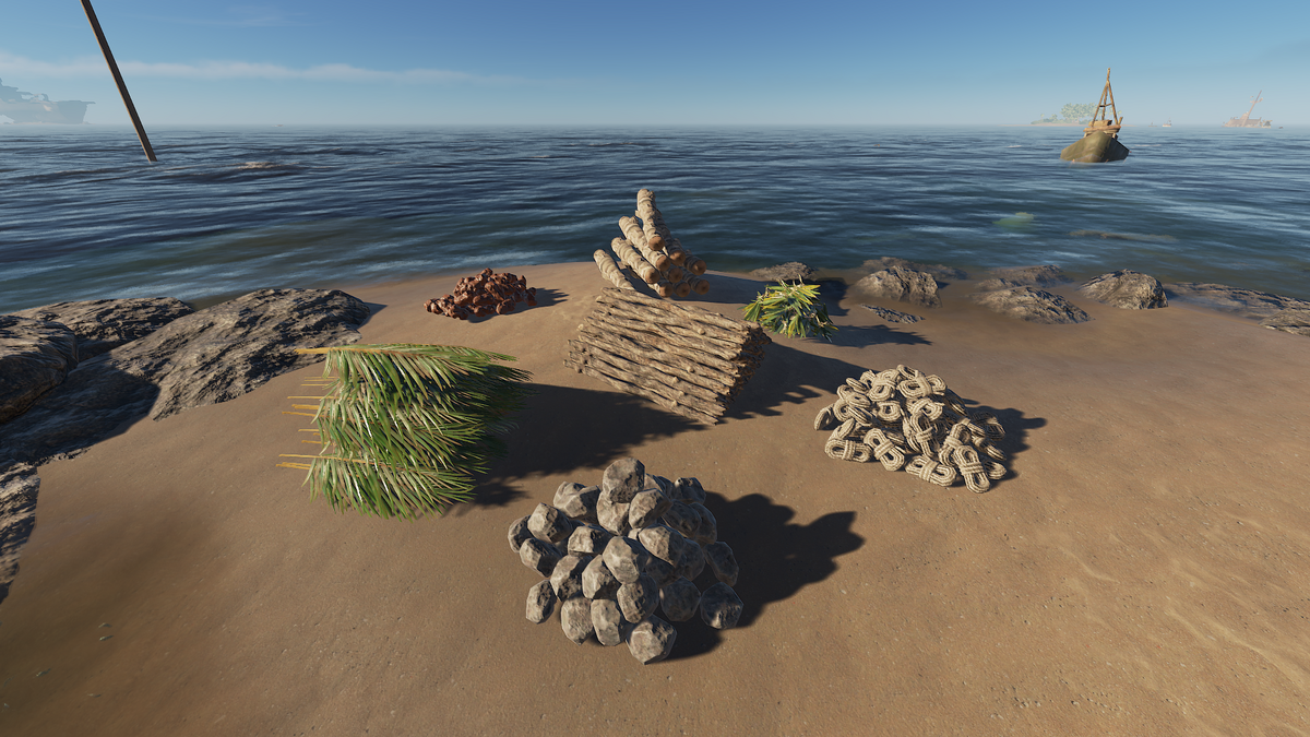 Item piles Stranded Deep Wiki Fandom