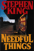 Buchcover von Stephen Kings „Needful Things”