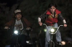Will and Dustin race home.
