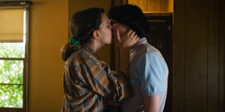 Mike and Eleven before Eleven moves away.