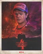 Dustin's Season Four promo poster