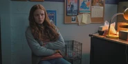 Max listening to Lucas describe the true circumstances of Will's disappeance.