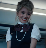 Stewardess in "The Monster and the Superhero".