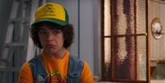 Dustin asking Steve if he's ever won a fight.