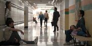 S1E3-The teens talking in the hallway