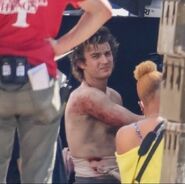 Joe Keery with Battle Scars