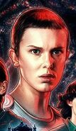 Eleven on the main Season Four poster.