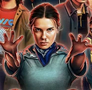 Eleven on the main Season Five poster.