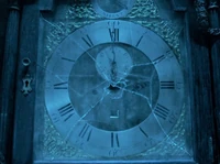 The shattered clock face