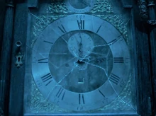 The shattered clock face