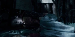 An exhausted Will rests in .