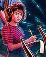 Nancy on the main Season Three poster.